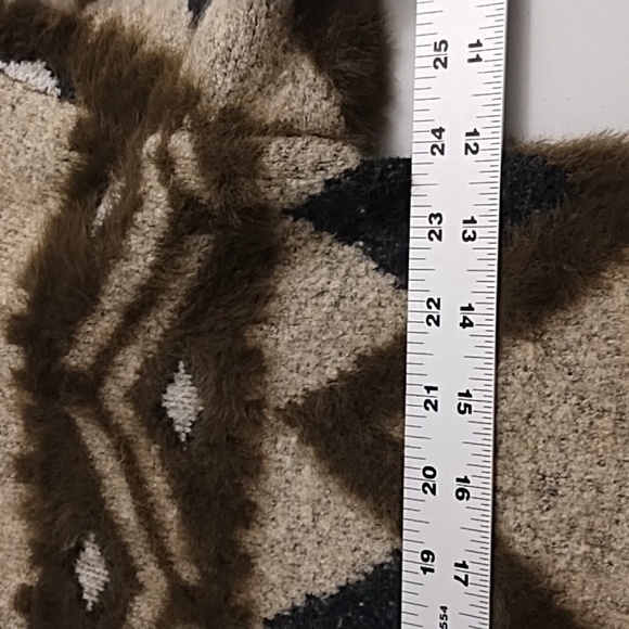 Ana XXL Soft Stretchy Mock Neck Winter Sweater Olive Tan Cream Black Comfy - Picture 4 of 12